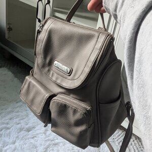 Rosetti Tinley Tan Leather Mini Backpack